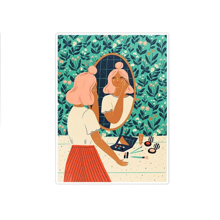 استیکر تزئینی موبایل و تبلت ماسا دیزاین مدلstkv0332 طرح girls